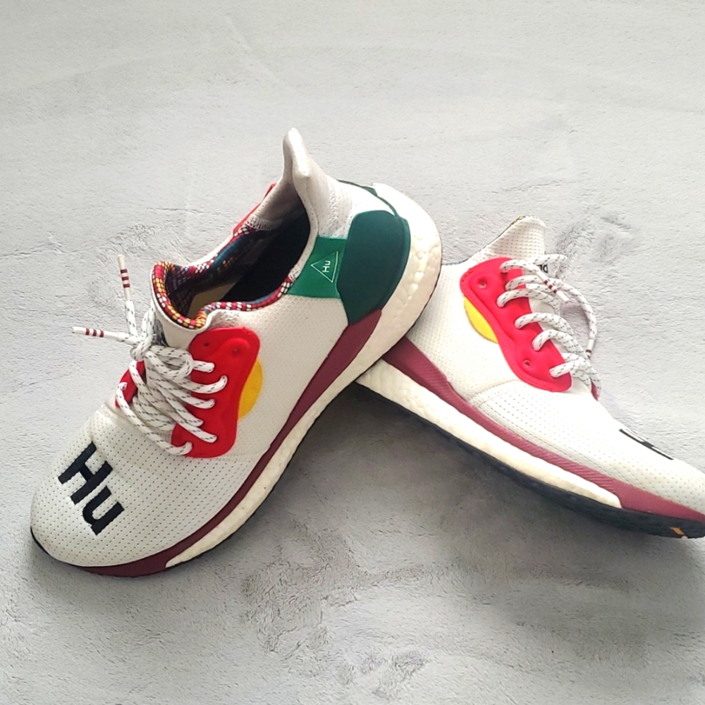 Adidas Solar HU Glide x Pharrell White 2018 - Size 10 BB8044